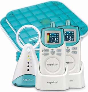 NEW ANGELCARE BABY MOVEMENT AND SOUND MONITOR DELUXE PLUS, BLUE  