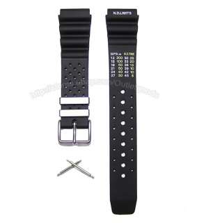 20mm Rubber Watch Band Strap Citizen Aqualand Promaster  