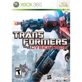 Transformers War for Cybertron   Xbox 360 047875839076  
