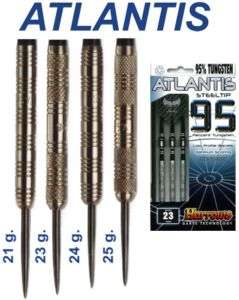 HARROWS Atlantis 24G Steel Tip Dart 95% Tungsten, NIB  