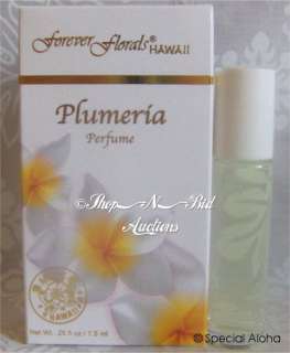 FOREVER FLORALS PLUMERIA PERFUME 0.25 OZ, STRAIGHT FROM HAWAII