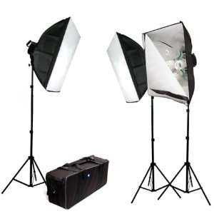  Studio Continuous Lighting Light Kit with Carrying Case   3 Light 