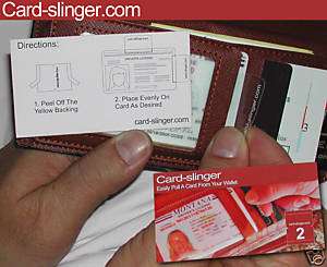 Card Slinger Easily remove your drivers license  