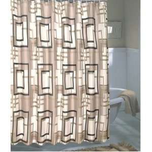   Printed Fabric Shower Curtain, 108 Inch by 72 Inch