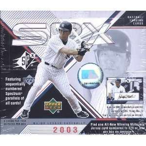    2003 Upper Deck SPX Baseball Hobby Box: Sports Collectibles