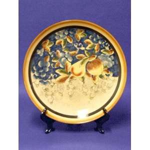  Decorative Charger Plate Pear and Fruits: Home & Kitchen