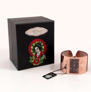 New Authentic Ed Hardy Icon Bracelet Watch w/Gift Box, Lady, IC BN 