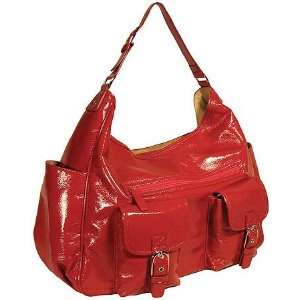    Amy Michelle Sweet Pea Slouch Diaper Bag Diaper Bags, Red Baby