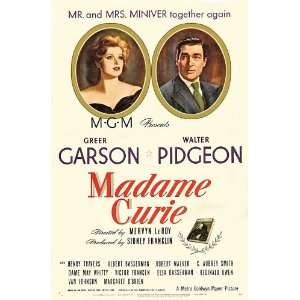  Madame Curie (1944) 27 x 40 Movie Poster Style B