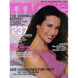  Andie MacDowell Cover More Magazine May 2002   Dolly 