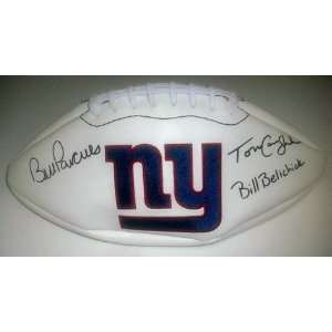  New York Giants Hand Signed Autographed Logo Football 