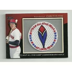    2010 Topps Commemorative Patch CARLTON FISK: Everything Else