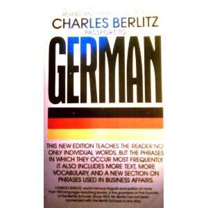  Passport to German (9780451157720) Charles Berlitz Books