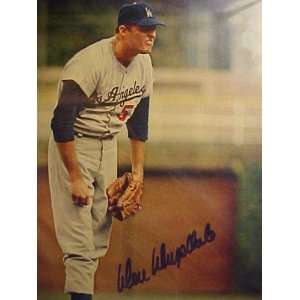 Don Drysdale Los Angeles Dodgers Autographed 11 x 14 Professionally 