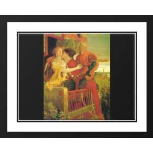  Brown, Ford Madox 36x28 Framed and Double Matted Romeo and 