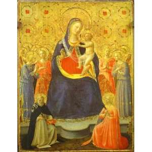  Hand Made Oil Reproduction   Fra Angelico   32 x 42 inches 