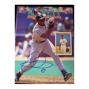 Frank Thomas(Chicago White Sox) Autographed Magazine   Autographed MLB 