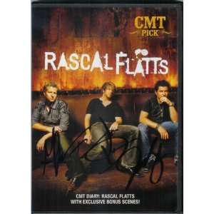  Autographed RASCAL FLATTS CMT Pick DVD Signed Everything 