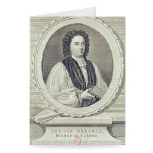  Portrait of George Berkeley (1685 1753)   Greeting Card 