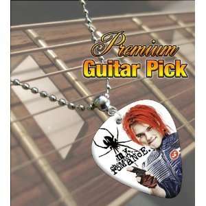  My Chemical Romance Gerard Way Spider Guitar Pick Necklace 
