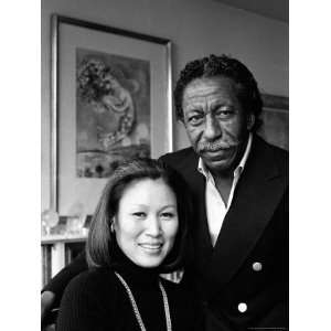  Photographer Gordon Parks with Wife Gene Young at Home 