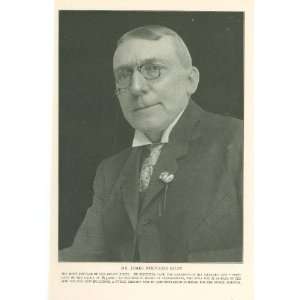  1911 Print Poet James Whitcomb Riley 