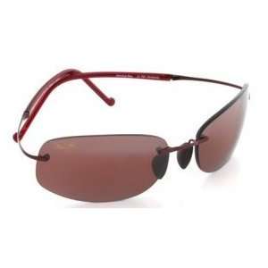  Maui Jim Honolua Bay 516 Sunglasses, Burgundy/Rose Lens 