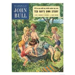  John Bull, Water Splashing Magazine, UK, 1950 Premium 