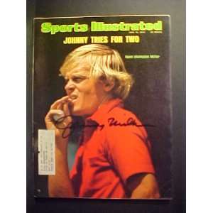 Johnny Miller Autographed June 10, 1974 Sports Illustrated Magazine