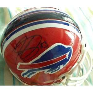 Lee Evans autographed Buffalo Bills authentic mini helmet