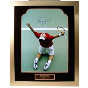 Roger Federer 2004 Australian Open Celebration Red Shirt Autographed 