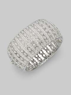 Adriana Orsini   Crystal Pavé Wide Bracelet    