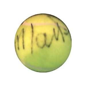 Mary Pierce Tennis Ball Autographed