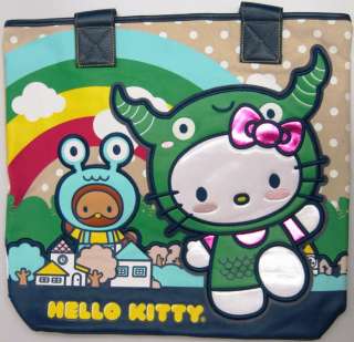 Hello Kitty Water Monster Costume Faux Leather Tote Bag  