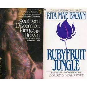  RITA MAE BROWN Two Paperbacks (1) RUBYFRUIT JUNGLE (2 