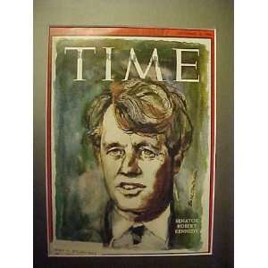 Robert Kennedy September 16, 1966 Time Magazine Professionally Matted 