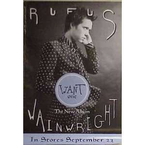 RUFUS WAINWRIGHT Want One 24x36 Poster