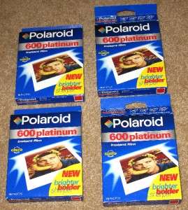 Polaroid 600 Platinum Color Instant Film 4x10 Exp Pack New Sealed (40 