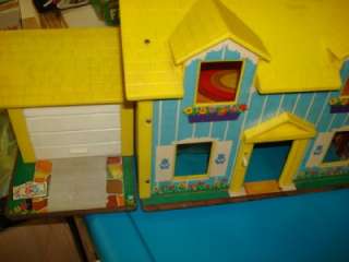   1969 Fisher Price Little People Family Play House #952 EX VINTAGE TOYS