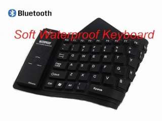 New Flexible Bluetooth Keyboard Wireless Waterproof Silicone Portable 