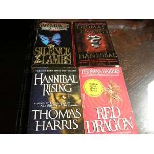  Thomas Harris 4 Book Lot Silence, Hannibal, Hannibal 