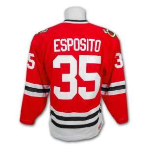 Tony Esposito Chicago Blackhawks Vintage *Heroes of Hockey* Replica 