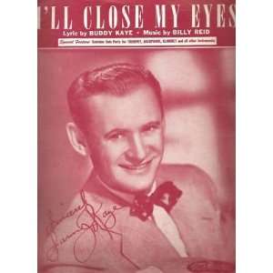    Sheet Music Ill Close My Eyes Tony Martin 26 