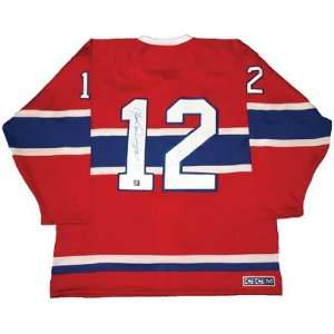 Yvan Cournoyer Autographed Replica Jersey
