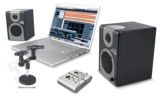 The USB Recording Kit includes the iO2 digital audio interface, pair 