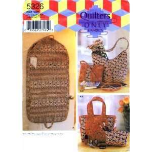   Pattern Quilters Only Purse Tote Garment Bags Arts, Crafts & Sewing