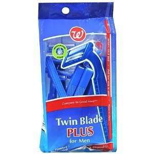   Twin Blade Plus Disposable Razors, 12 ea