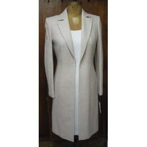 Calvin Klein Womens 2  Piece Dress Suit in Winter White/almond, Size 