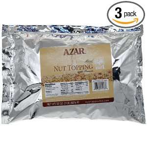 Azar Nut Company Mixed Nut Topping (with Peanuts), Dry Roasted, 32 