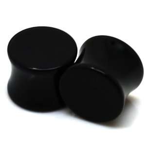   Double Flared UV Ear Gauges Plugs ~ 0G ~ 8mm ~ Sold as a Pair Jewelry